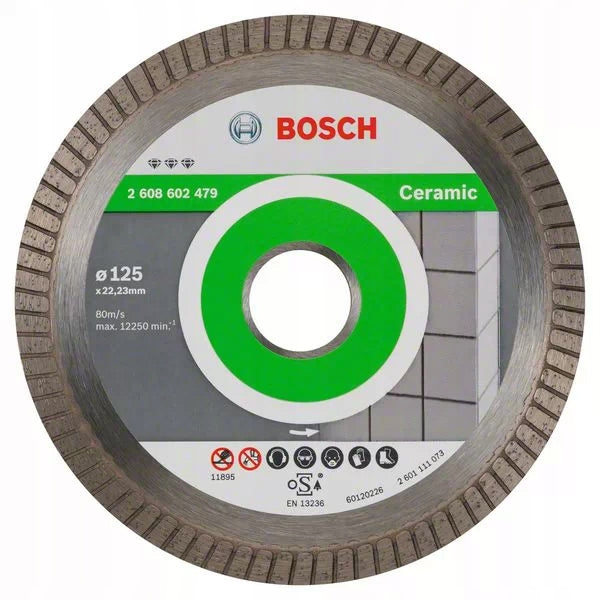 BOSCH DIAMOND BLADE EXTRACLEAN TURBO 125MM Brand Bosch