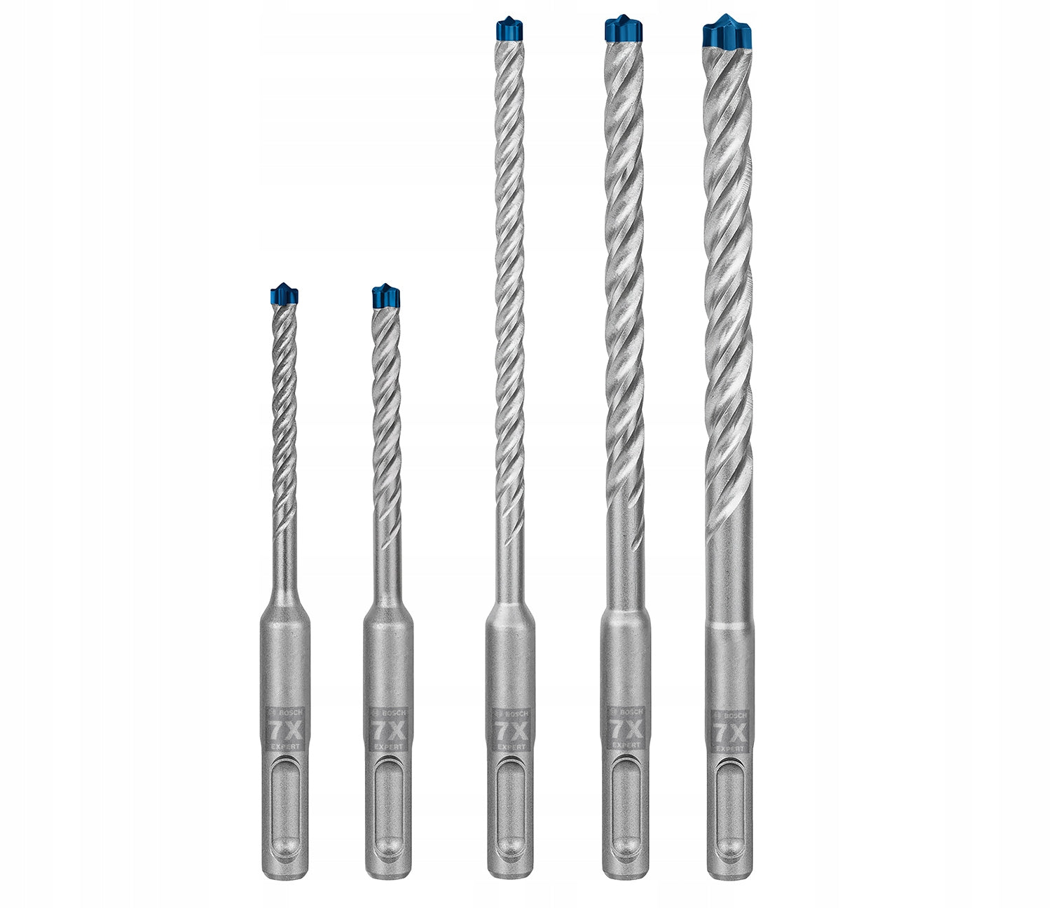 BOSCH EXPERT SDS plus-7X SDS Plus drill bit set 5 pcs. Packaging status original