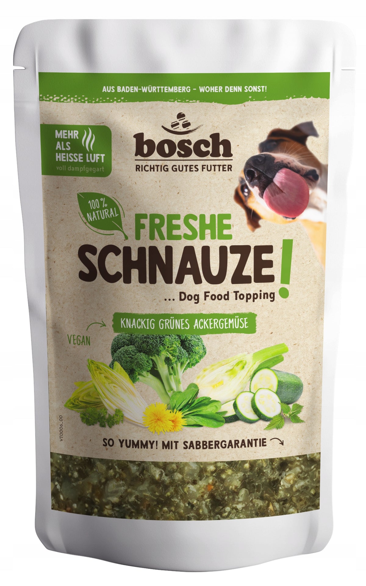 BOSCH FRESHE SCHNAUZE GREEN VEGETABLES VEGAN WET DOG FOOD 200G