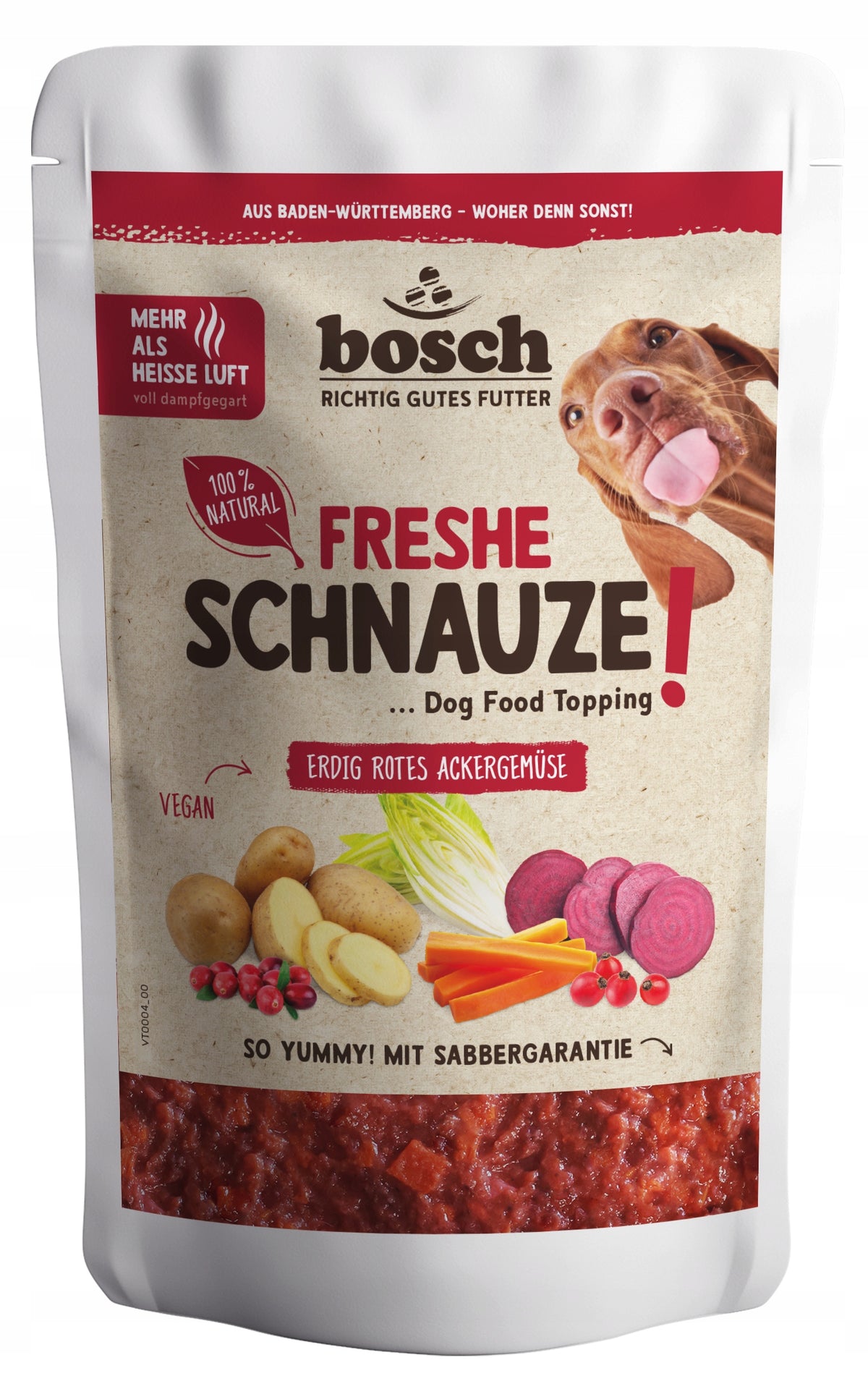 BOSCH FRESHE SCHNAUZE RED VEGETABLES VEGAN WET DOG FOOD 200G