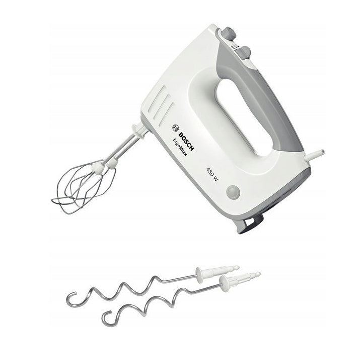 BOSCH HAND MIXER TURBO FOOD PROCESSOR WHITE POWERFUL QUIET 5 SPEEDS Manufacturer code MIKSER RĘCZNY