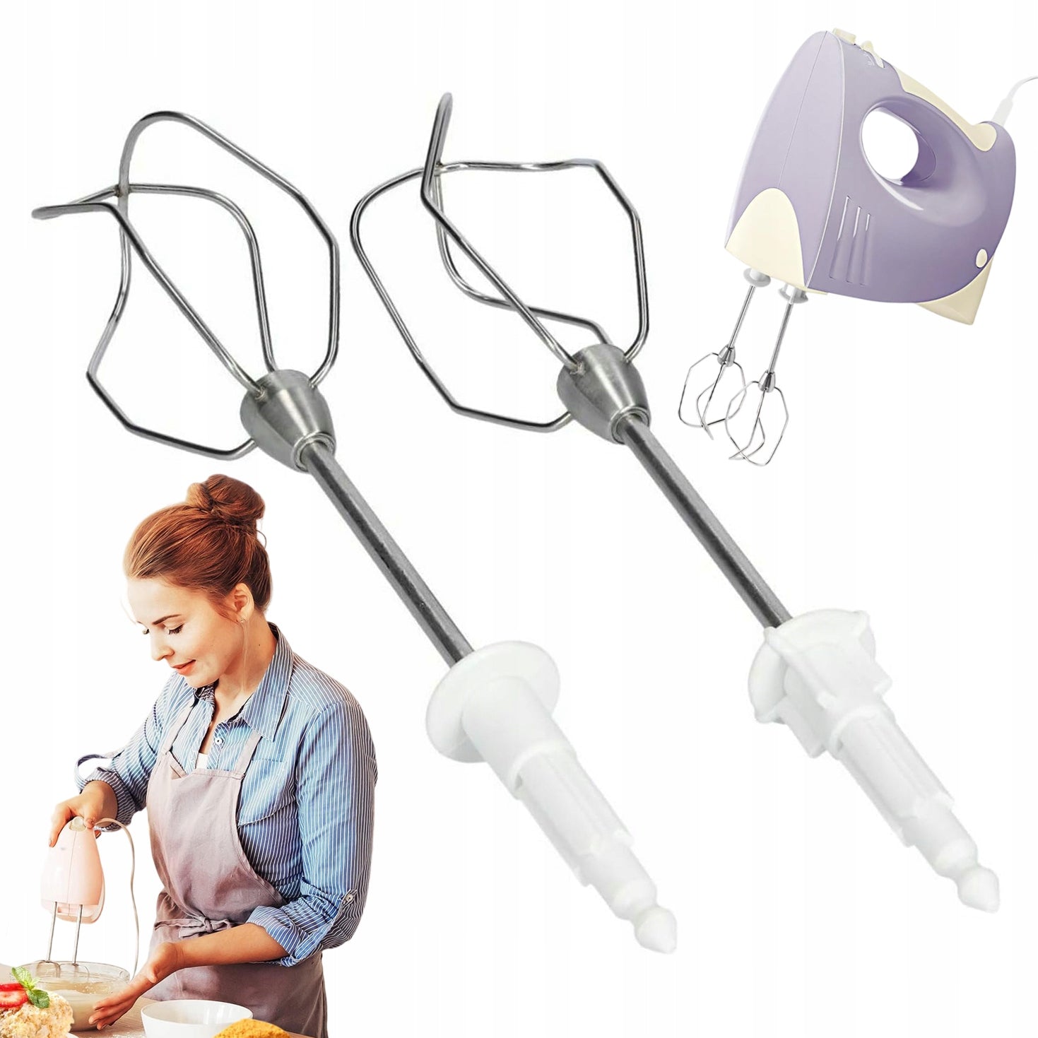 BOSCH Mixer WHISK 2pcs for ErgoMixx