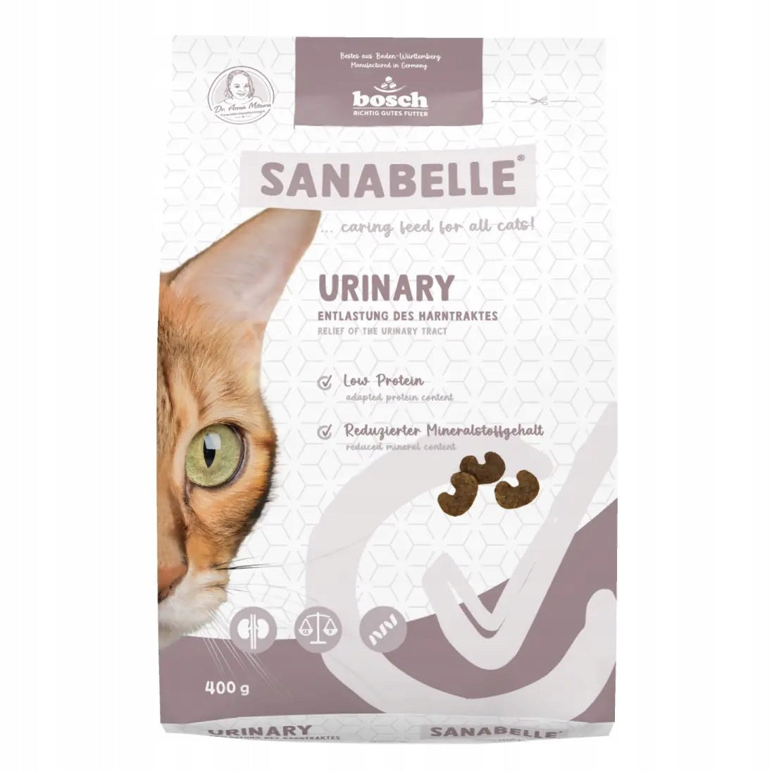 BOSCH SANABELLE URINARY COMPLETE DRY CAT FOOD 400g