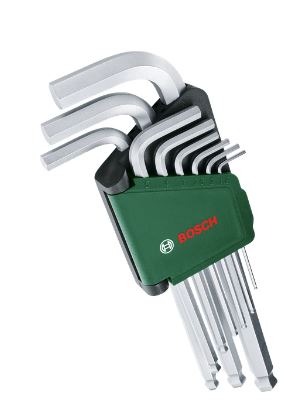 BOSCH SET OF 9 ALLEN KEYS Brand Bosch