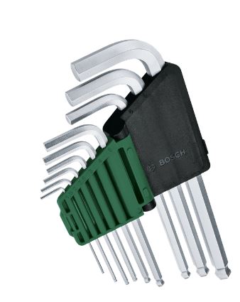 BOSCH SET OF 9 ALLEN KEYS