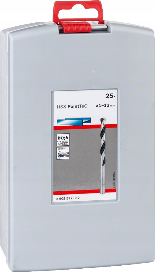 BOSCH SET OF TWIST DRILL BITS HSS POINTTEQ 25 PCS Set elements drill bits for metal