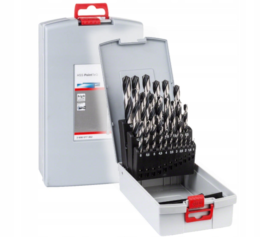 BOSCH SET OF TWIST DRILL BITS HSS POINTTEQ 25 PCS