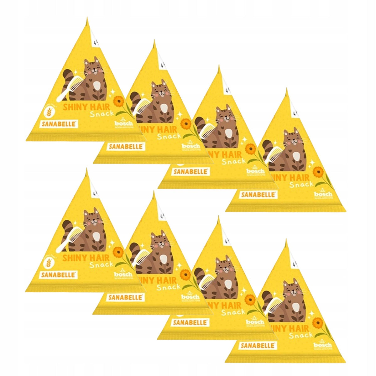 BOSCH SHINY HAIR SNACK CAT REWARD 8x20g