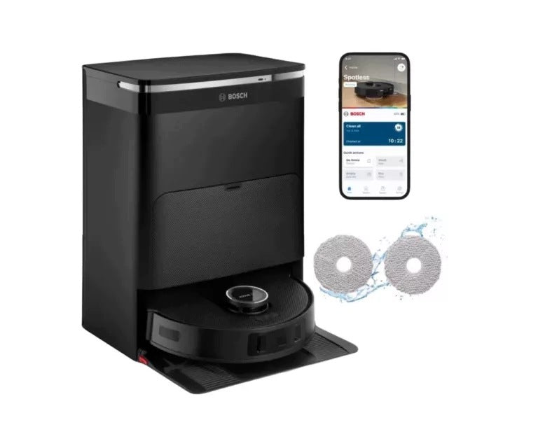 BOSCH SPOTLESS MAX BCRDW3B CLEANING ROBOT WITH MOP FUNCTION