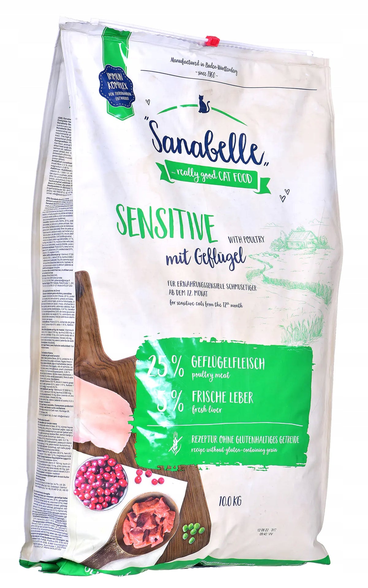 BOSCH Sanabelle sensitive poultry 10 kg Manufacturer code 4015598017510