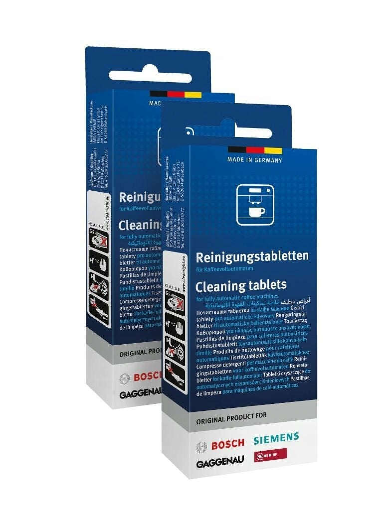 BOSCH TABLETS FOR CLEANING COFFEE MACHINES 2X