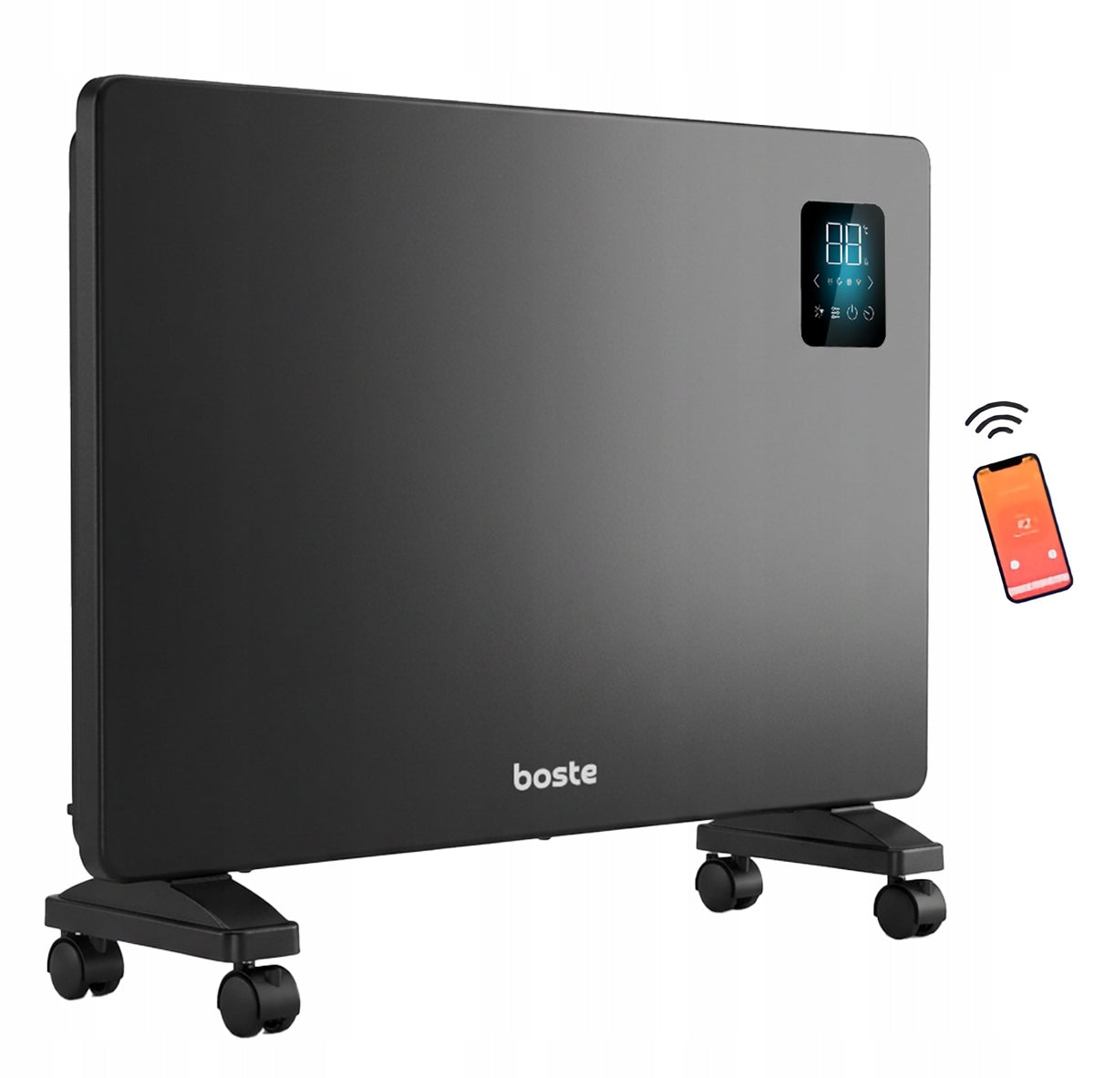 BOSTE ELECTRIC CONVECTOR HEATER ENERGY EFFICIENT 2000W WIFI LED
