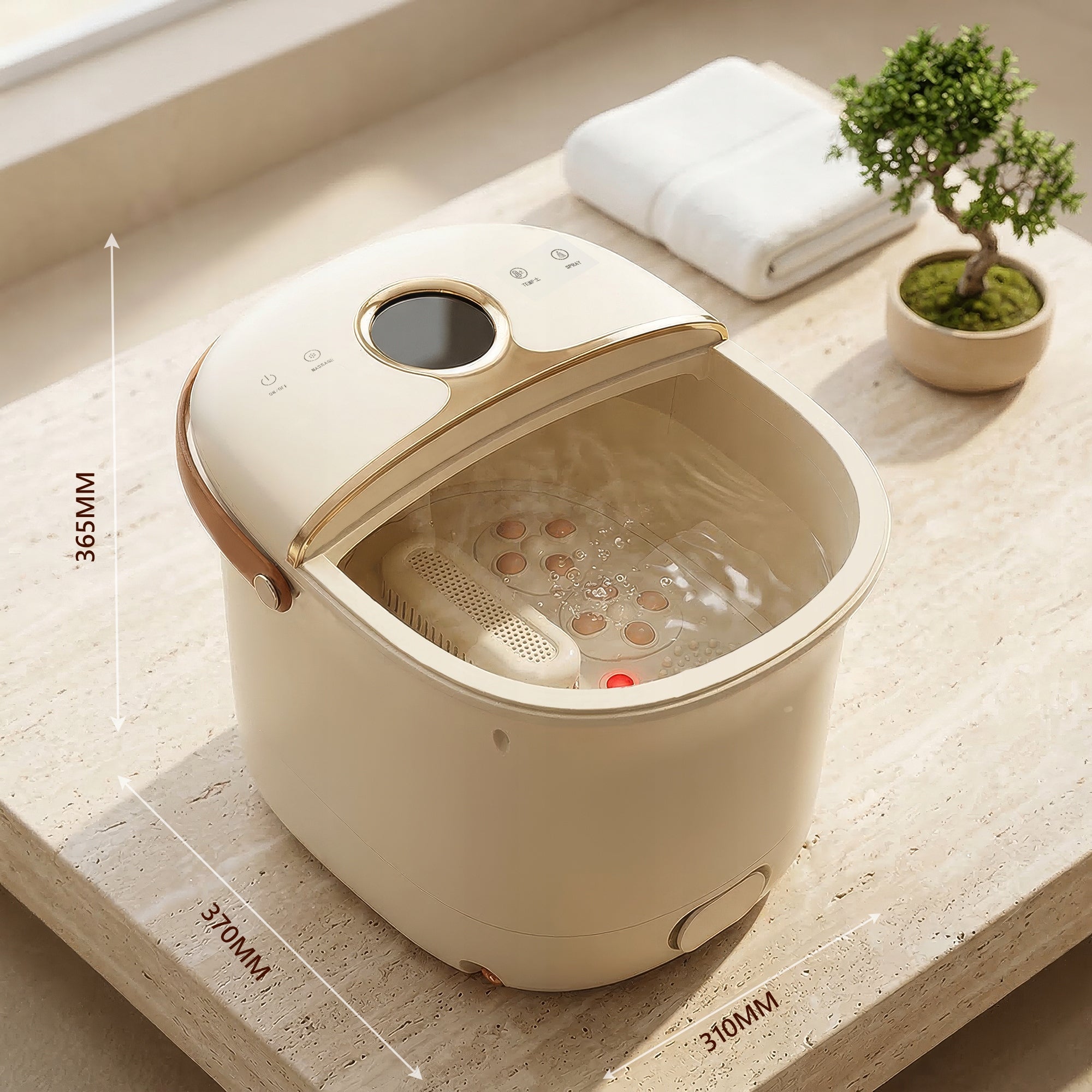 BOSTE FOOT WATER MASSAGER HEATED HYDROMASSAGER RAIN SHOWER SPA PILOT Medical device no