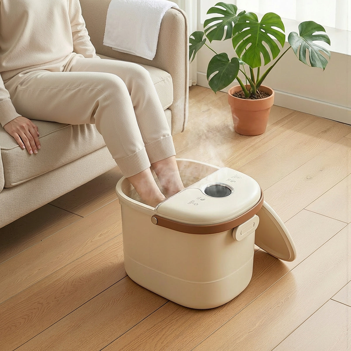 BOSTE FOOT WATER MASSAGER HEATED HYDROMASSAGER RAIN SHOWER SPA PILOT Packaging status original