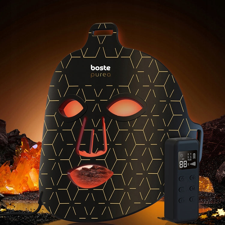 BOSTE LED FACE MASK PHOTON THERAPY 4in1 CLEANSING LIFTING + PILOT Packaging status original