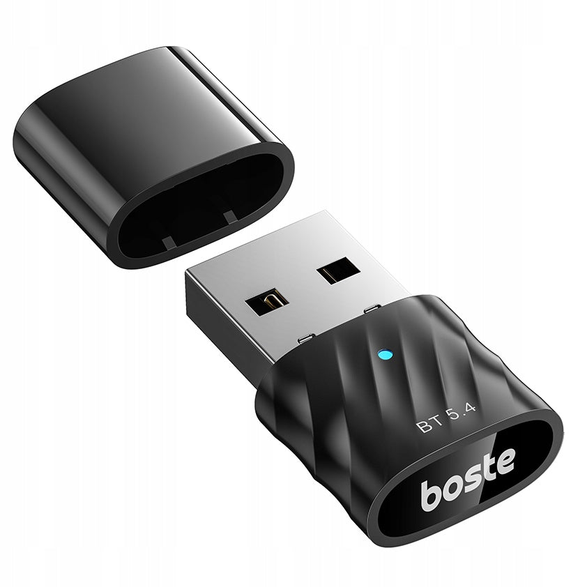 BOSTE MINI BLUETOOTH ADAPTER BT 5.4 RECEIVER TRANSMITTER FOR COMPUTER A2DP