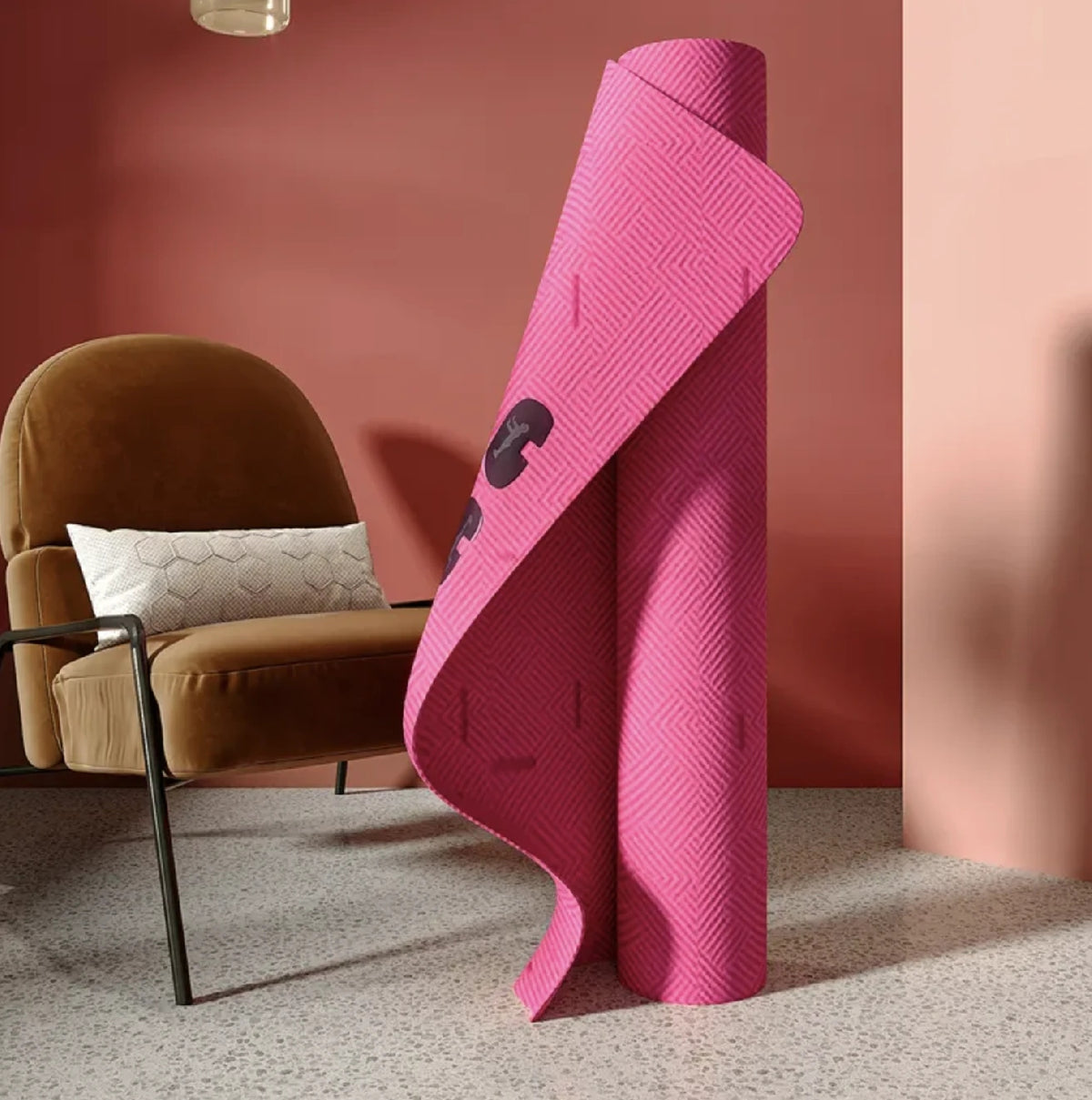 BOT Smart Exercise Mat / Yoga Mat Tuya MG1 pink Color pink