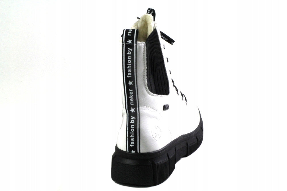 Stiefel für Damen Rieker, weiß 