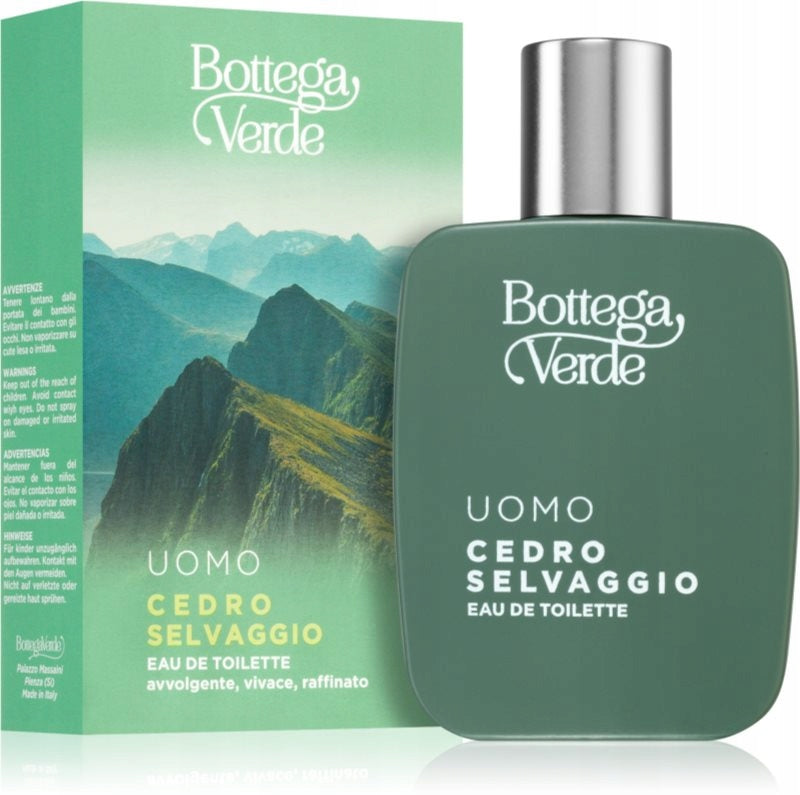 BOTTEGA VERDE CEDRO SELVAGGIO EAU DE TOILETTE 50ML FOR MEN