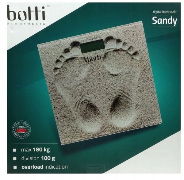 BOTTI SANDY ELECTRONIC BATHROOM SCALE Packaging status original