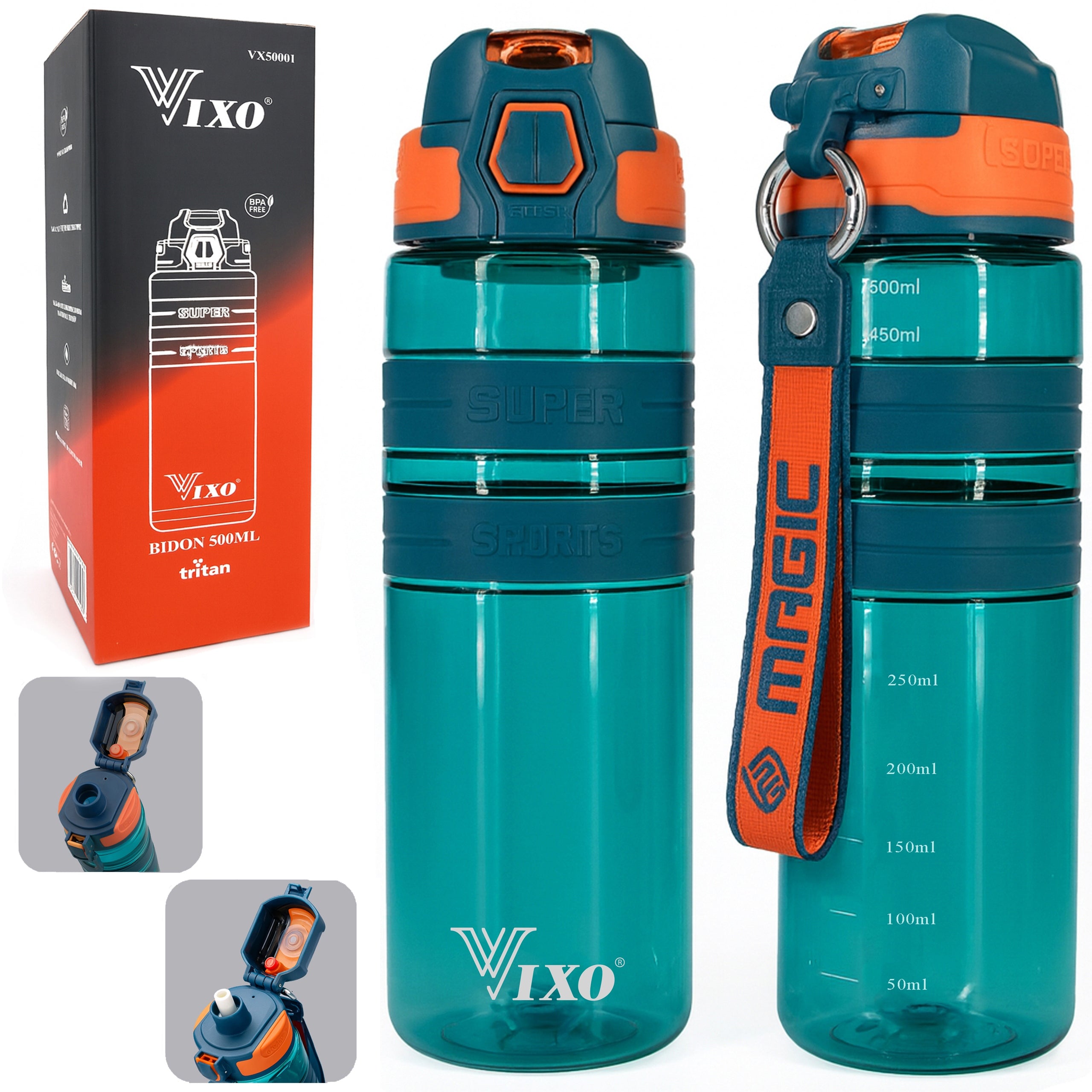BOTTLE 500ML HEALTH SAFE BPA FREE WITH TRITAN AIRTIGHT BOTTLE