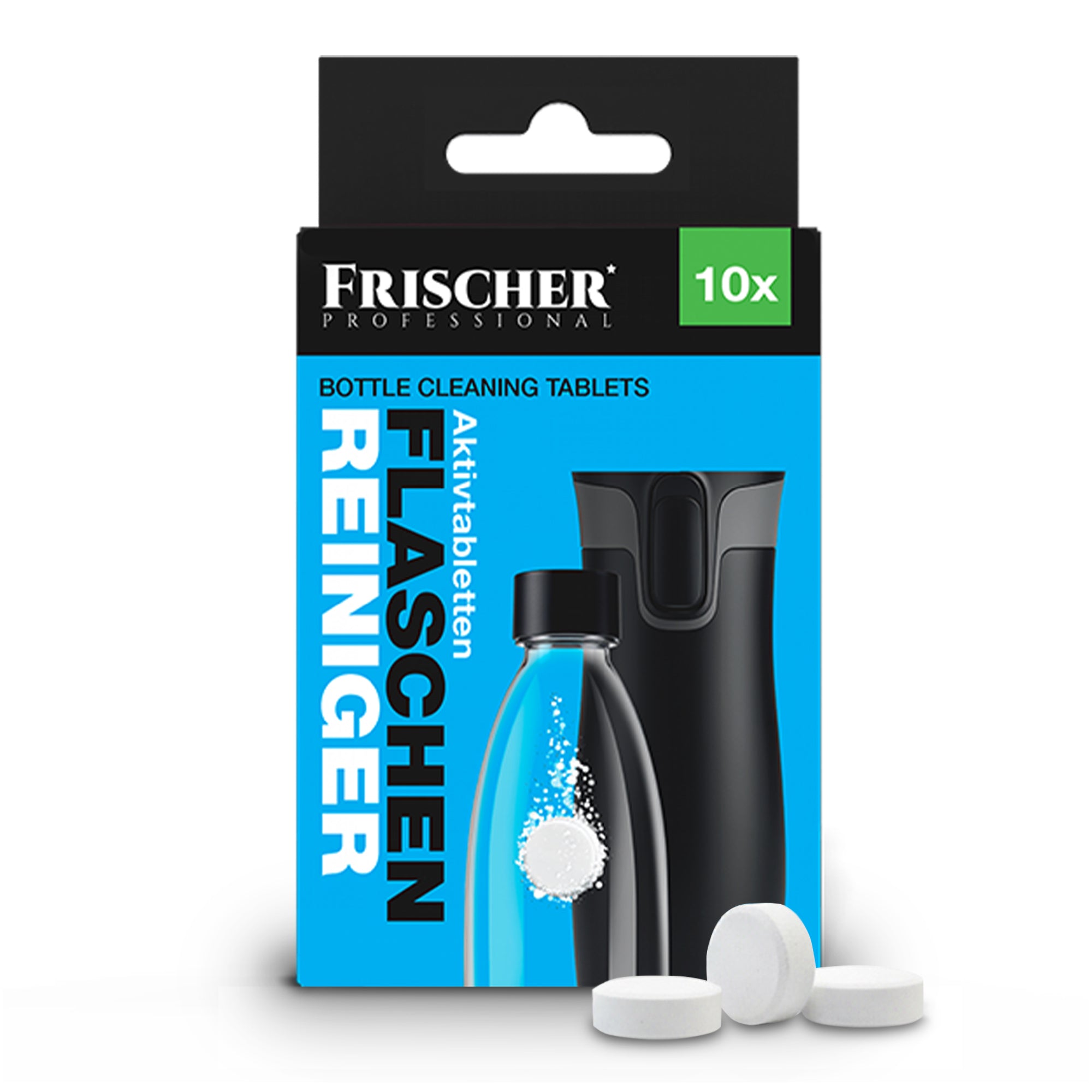 BOTTLE CARE CLEANING TABLETS 10PCS FRISCHER PROFESSIONAL