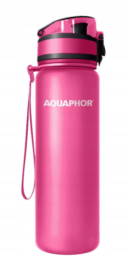 BOTTLE FILTER BOTTLE AQUAPHOR CITY PINK + 3 CARTRIDGES Brand Aquaphor