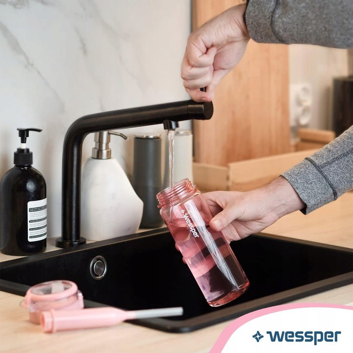 BOTTLE Filter bottle Wessper ActiveMax Clarti 0,68 l PINK + 3 CARTRIDGES Model ActiveMax Clariti Glass