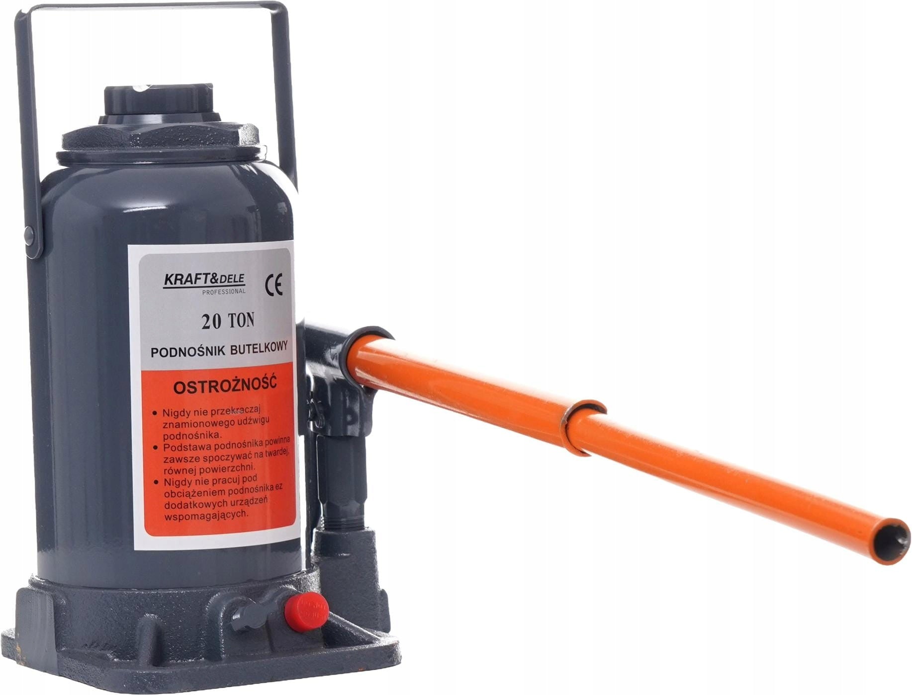 BOTTLE LIFT 20T HYDRAULIC POST 235-445 LIGHT KRAFTDEL KD1985 Brand Kraft&Dele