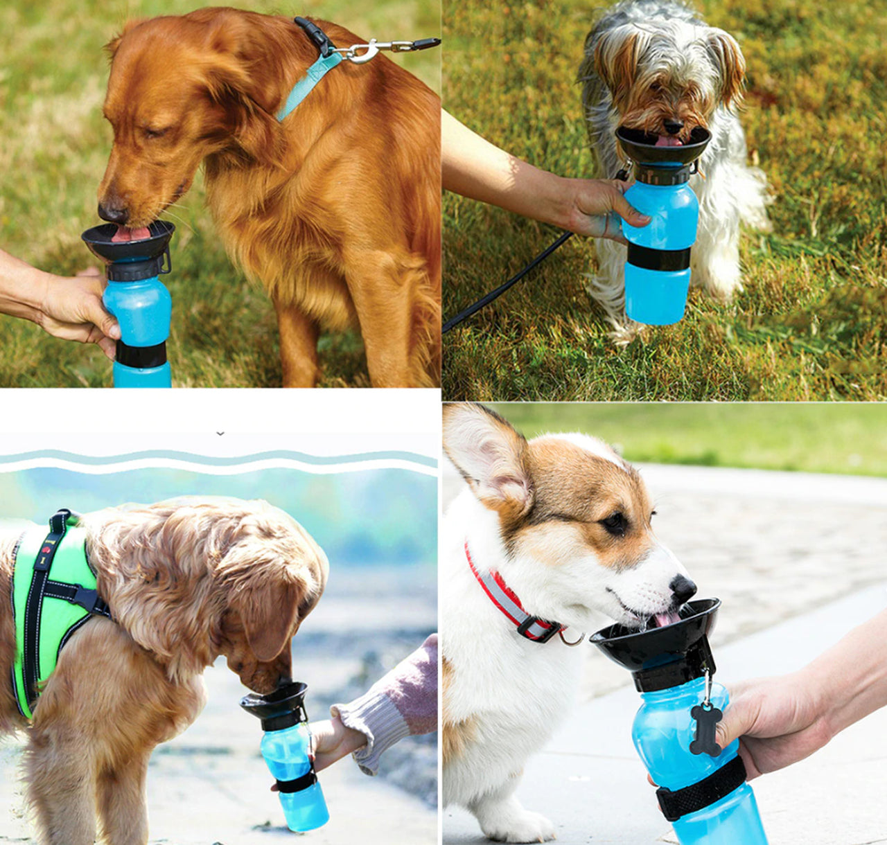 BOTTLE WATER BOTTLE PORTABLE CAT DOG WATER BOWL DRINKER XL 500ML Device type water bottle