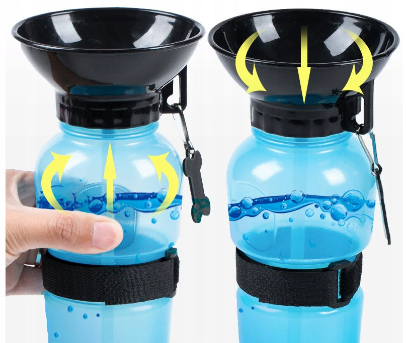 BOTTLE WATER BOTTLE PORTABLE CAT DOG WATER BOWL DRINKER XL 500ML Manufacturer code APT_AG604A