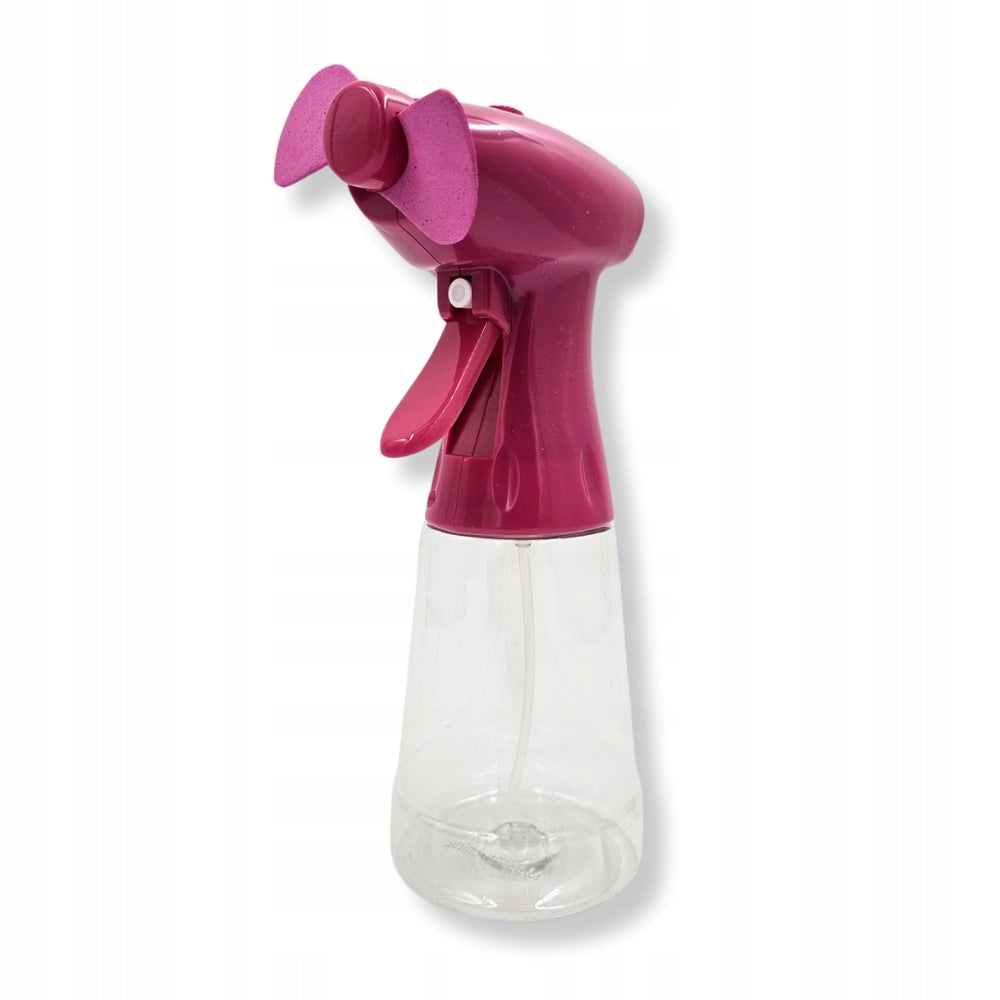 BOTTLE WITH FAN SPRAY FAN PINK TRAVEL HANDHELD Brand Lifetime