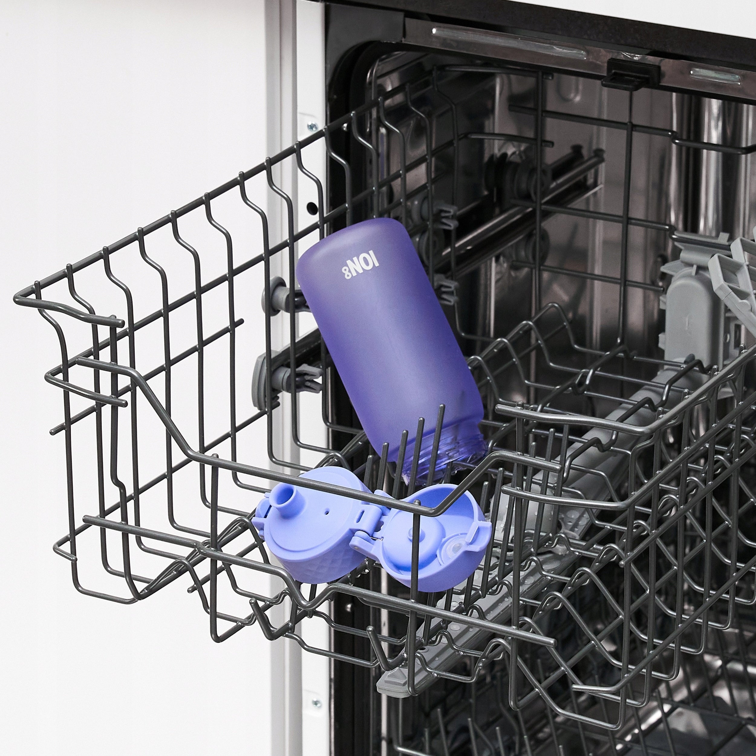 BOTTLE WITH LOCK OPENING HARD MOUTHPIECE WITHOUT STRAW PURPLE SMALL ION8 0,4 L Model I8RF350PERI