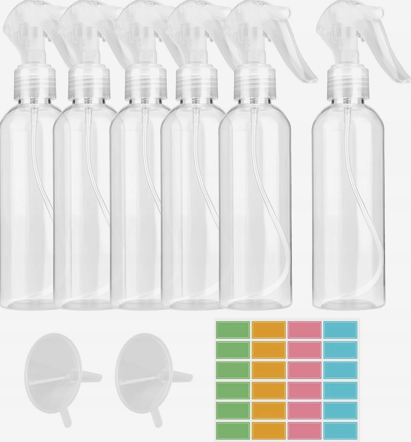 BOTTLES SPRAY SET 200ML 6 PIECES SPRAY SEALED SOLID UNIVERSAL
