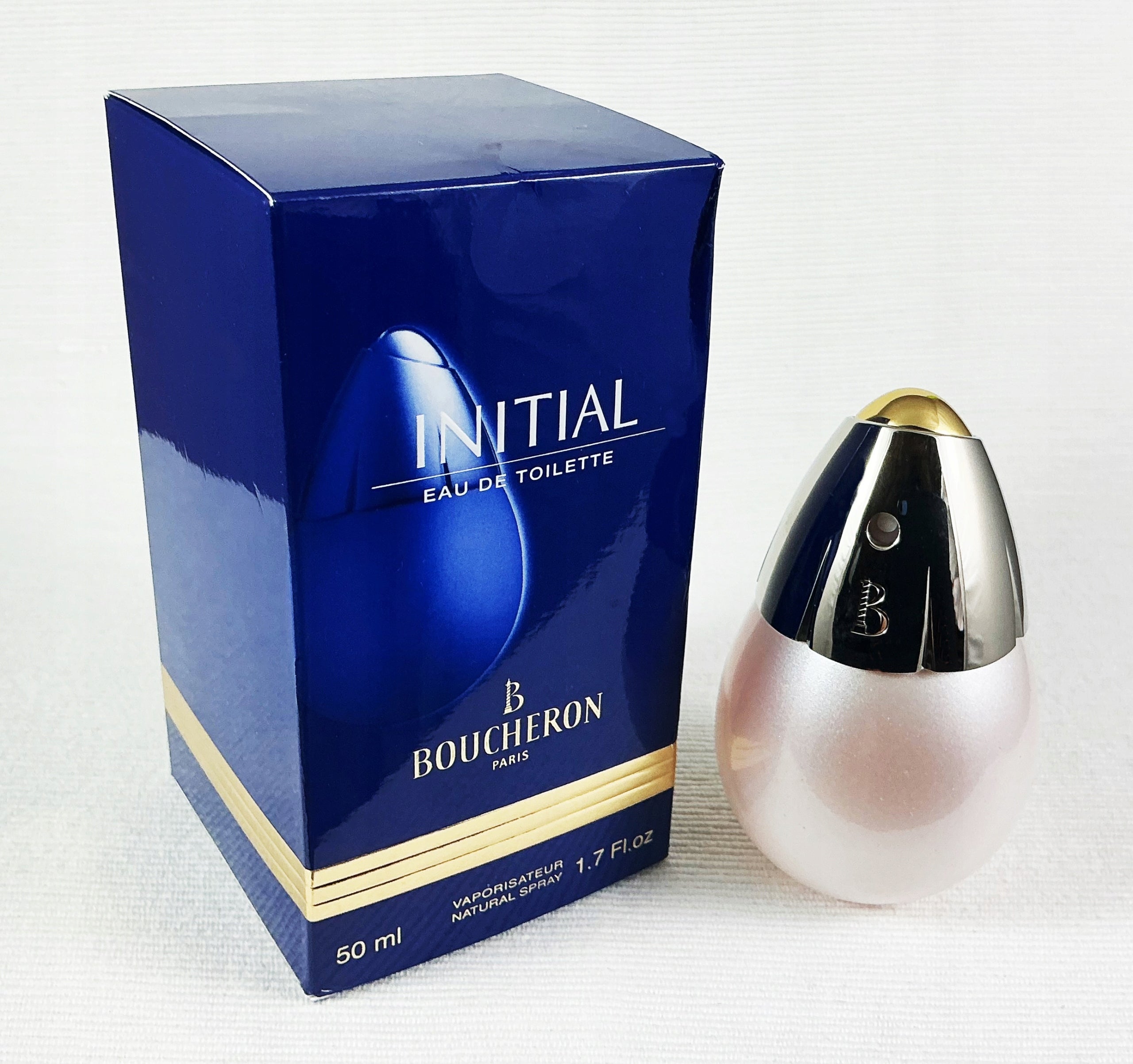 BOUCHERON INITIAL 50 ML EAU DE TOILETTE UNIQUE Packaging status original