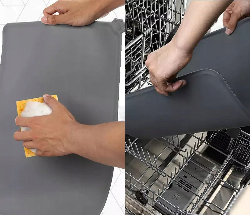 BOWL PAD CAT DOG MAT NON-SLIP WATERPROOF SILICONE Device type bowl mat
