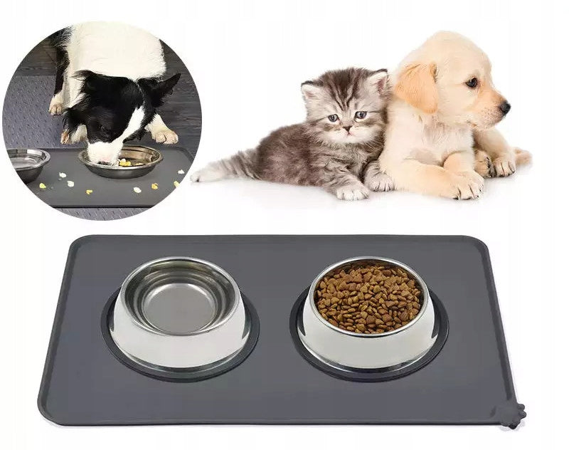 BOWL PAD CAT DOG MAT NON-SLIP WATERPROOF SILICONE Material silicone pad