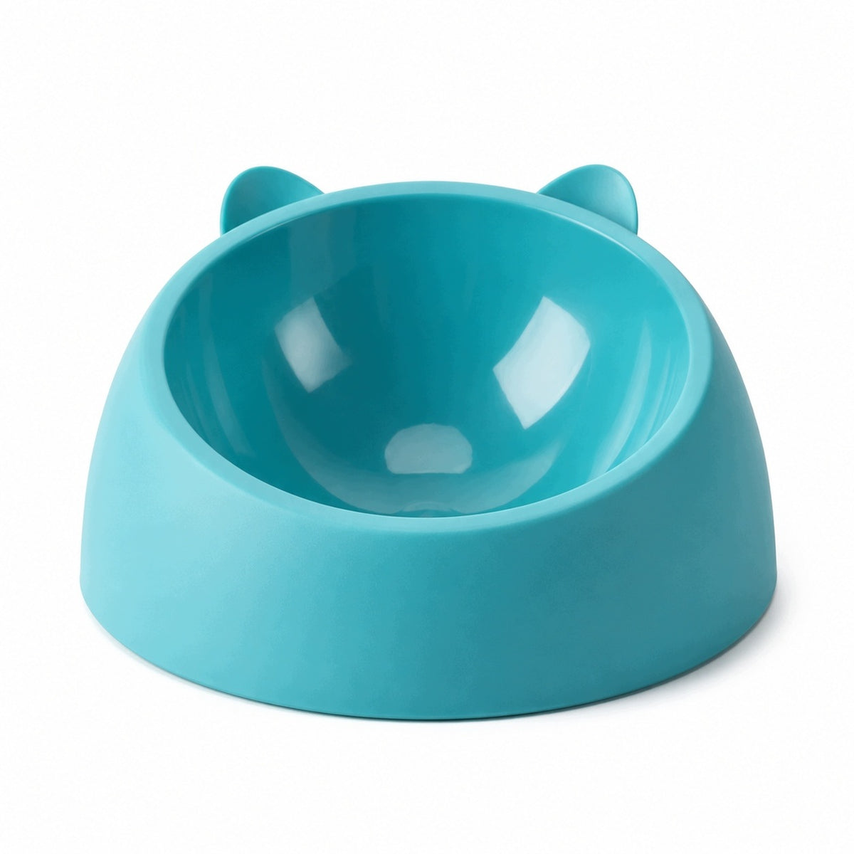 BOWL WITH EARS FOR CAT DOG PLASTIC 0,2 L DIFFERENT COLORS Packaging status original