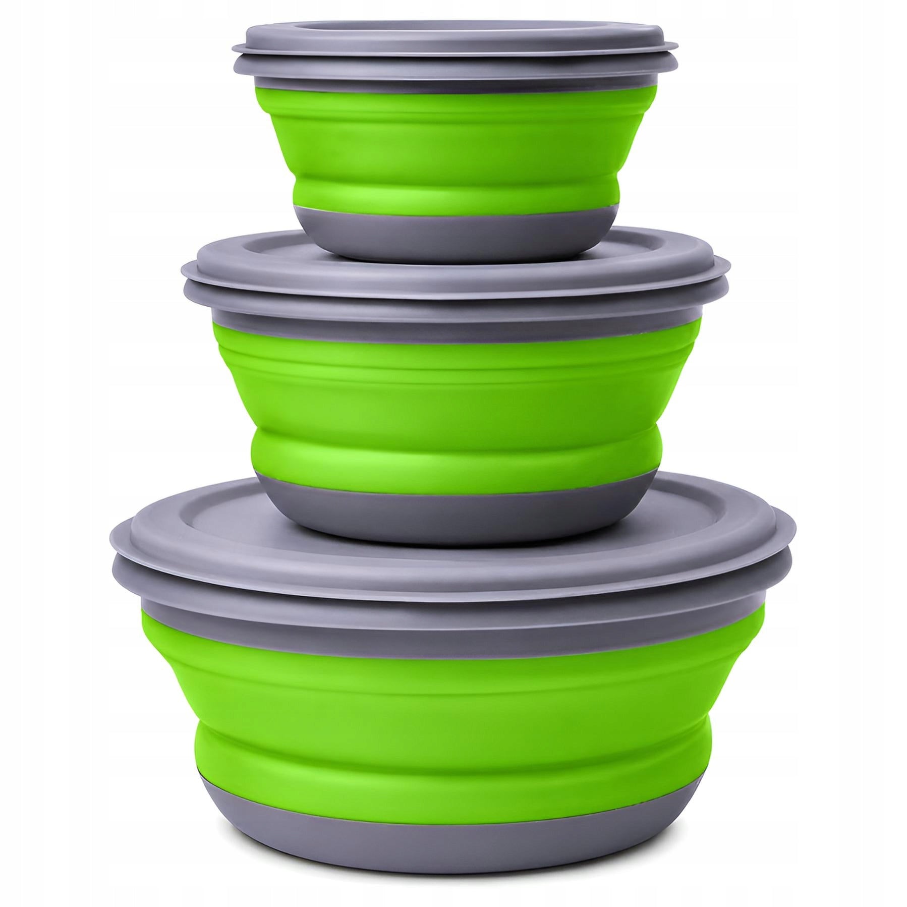 BOWLS CONTAINERS SILICONE Bowl Folding Hiking CAMPING Lids 3 Manufacturer code MASTIF-00482
