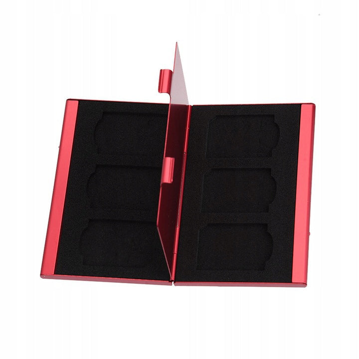 BOX CASE FOR 6 MEMORY CARDS SD SDXC SDHC Manufacturer Camlight