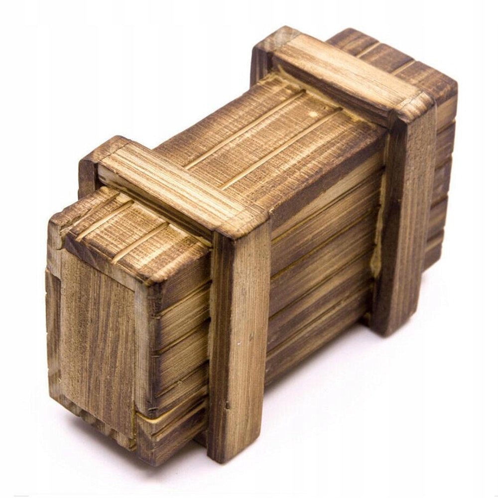 BOX PUZZLE puzzle wooden box banknote packaging gift Packaging status original