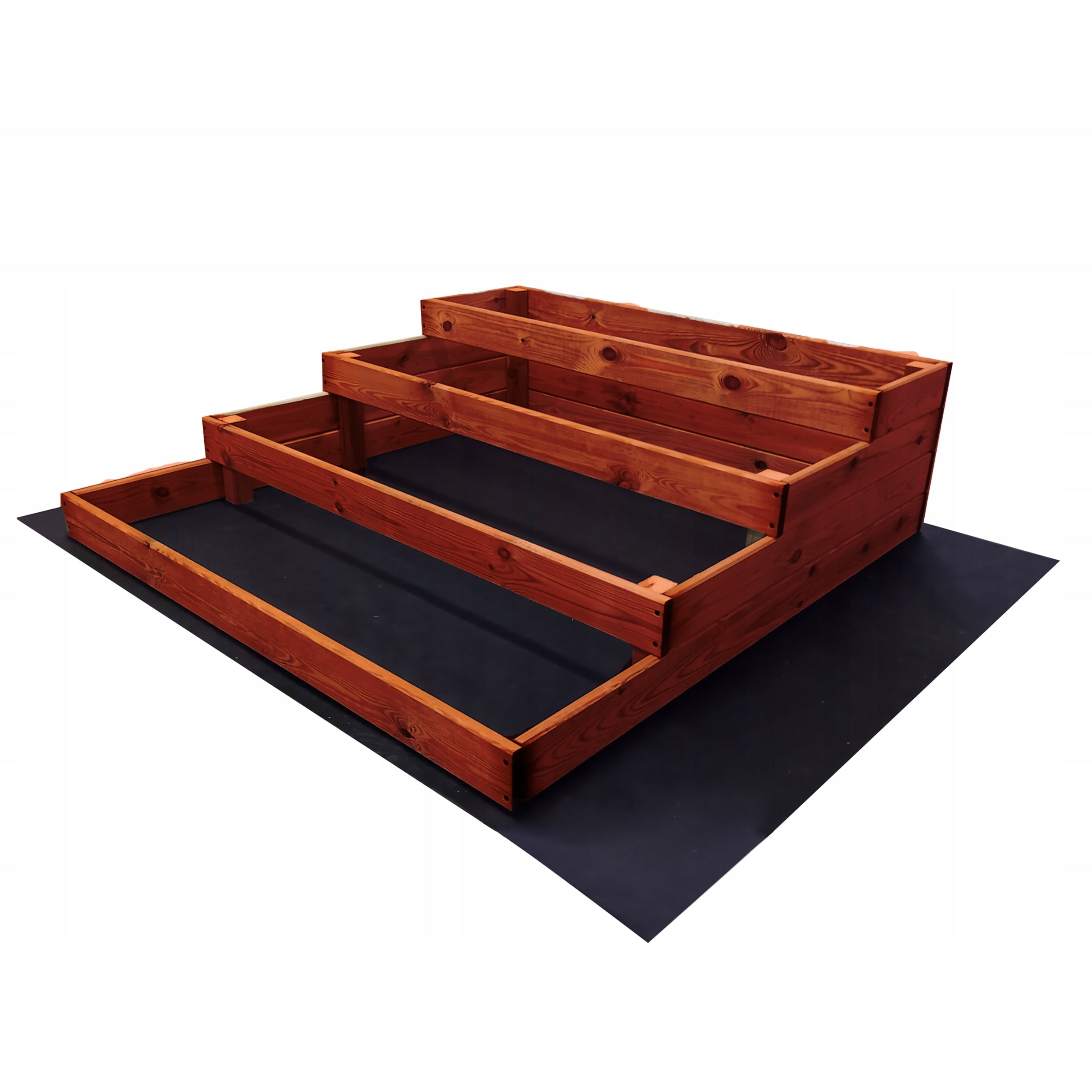 BOXES FOR BUNK VEGETABLE GARDENER 120x120x40 DOUBLE IMPREGNATED HERBARIUM. Product height 40 cm