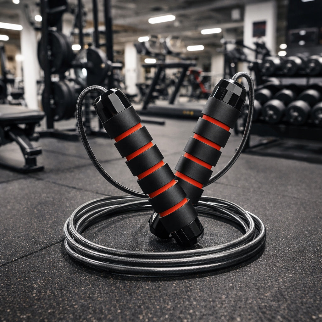 BOXING ADJUSTABLE JUMP ROPE WITH CROSSFIT FITNESS BEARINGS DURABLE 300cm Brand no brand