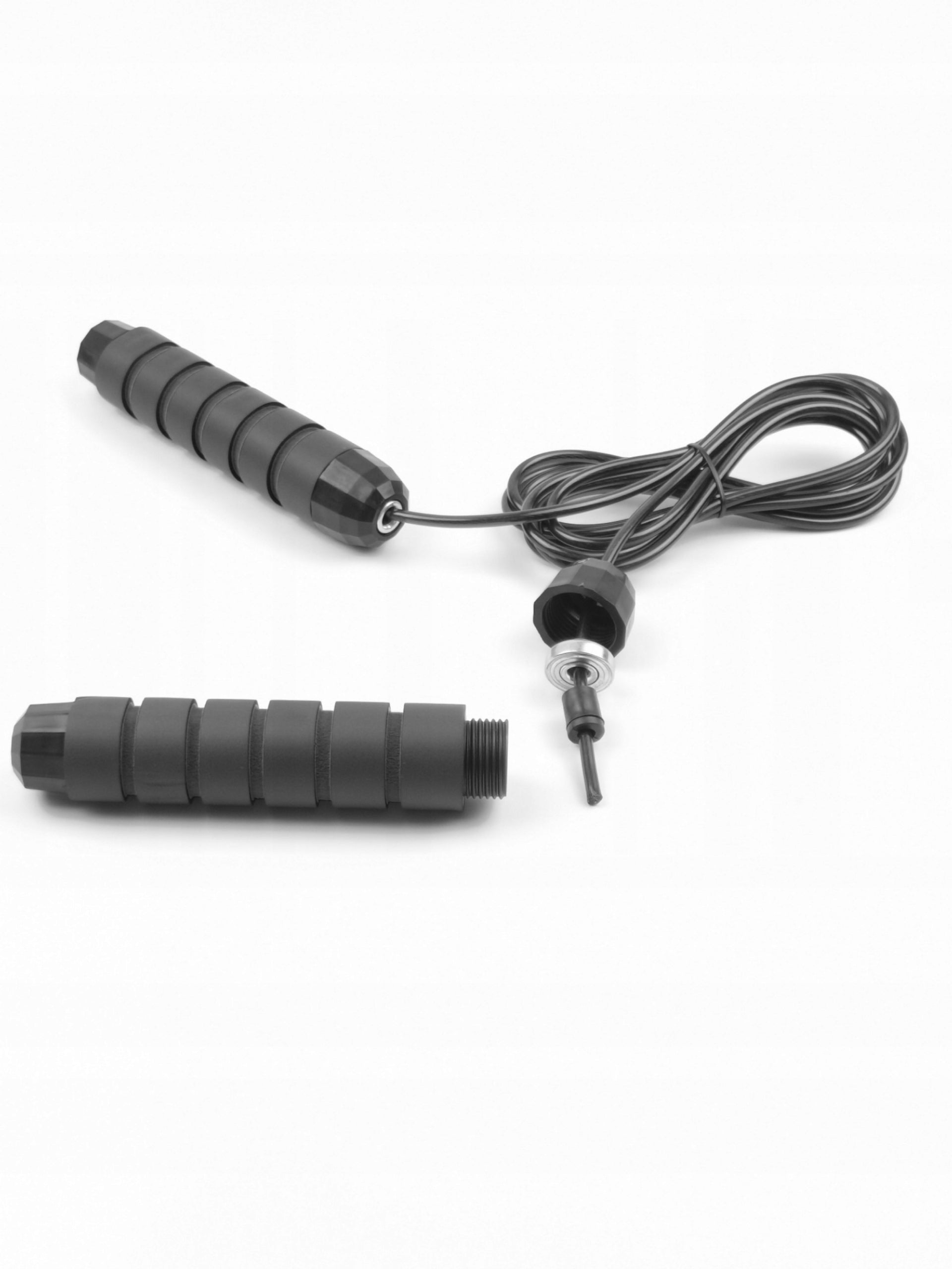 BOXING JUMP ROPE ADJUSTABLE CROSSFIT BEARINGS black 2,8m PROFESSIONAL Color black