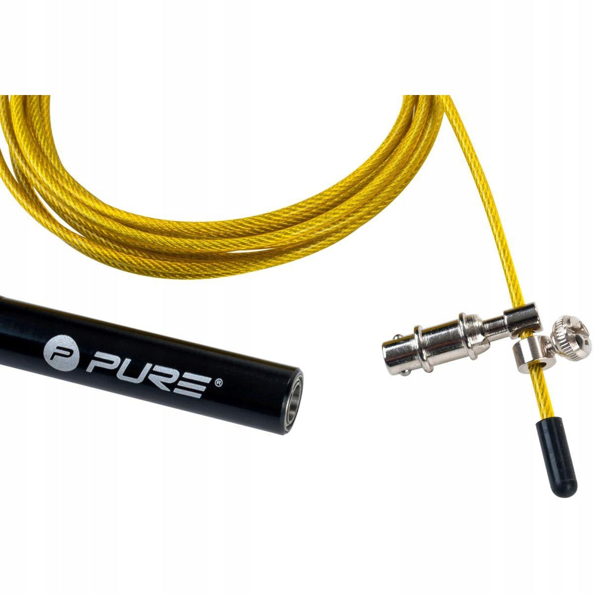BOXING JUMP ROPE STEEL SET OF 3 INTERCHANGEABLE CABLES ADJUSTABLE 302cm PURE Manufacturer code 424497