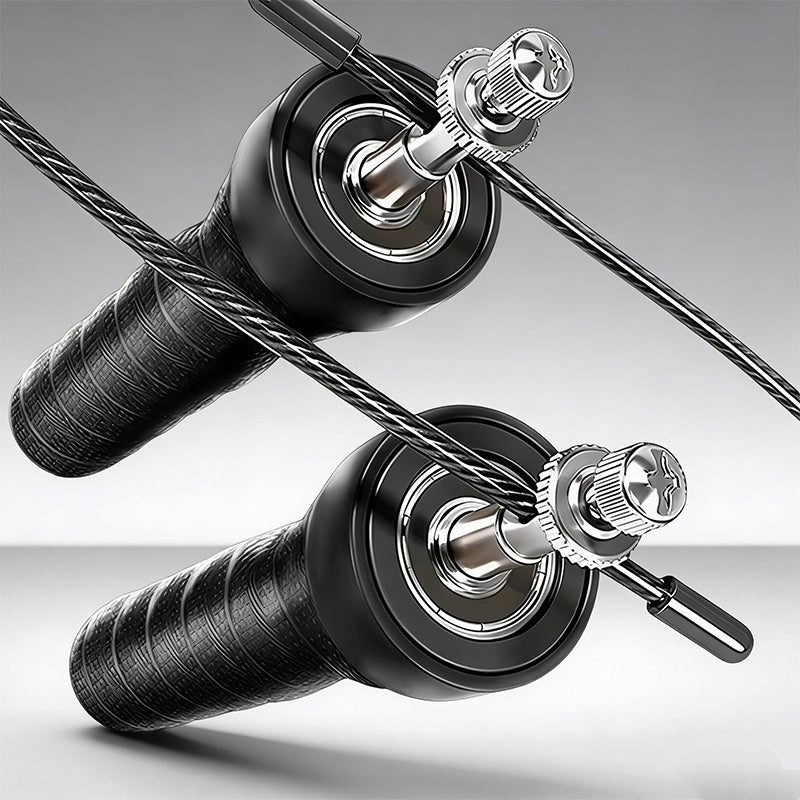 BOXING JUMP ROPE WITH LOAD ADJUSTABLE WITH BEARINGS DURABLE Kind made of plastic