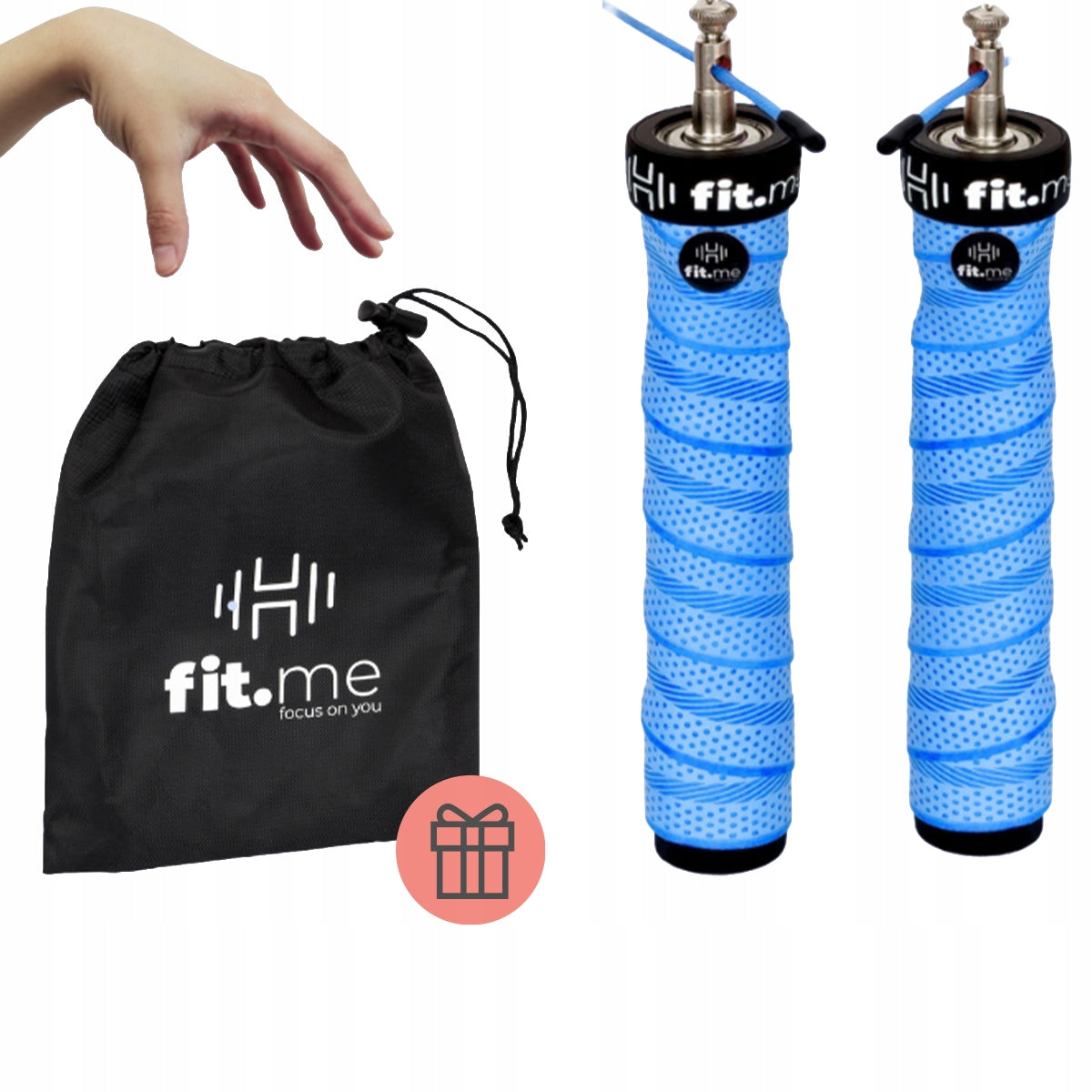 BOXING JUMP ROPE WITH LOADED SWIVEL HEADS, ADJUSTABLE, DURABLE Packaging status original