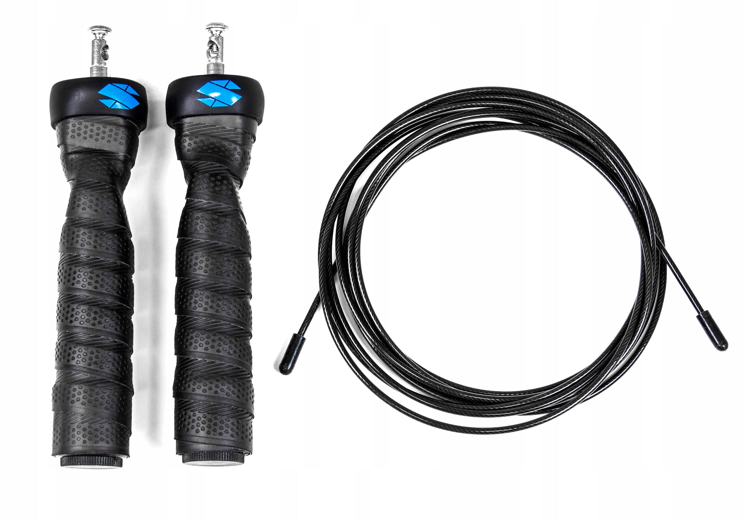 BOXING JUMP ROPE with BEARINGS adjustable fitness CROSSFIT Color black