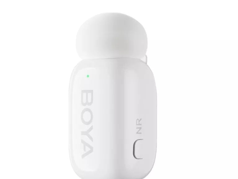 BOYA MINI-13 WIRELESS MICROPHONE 2,4 GHZ LIGHTNING+USB-C (WHITE)