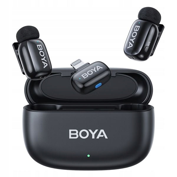 BOYA Mini-15 2,4 GHz Wireless Microphone with Lightning Connector (Black)